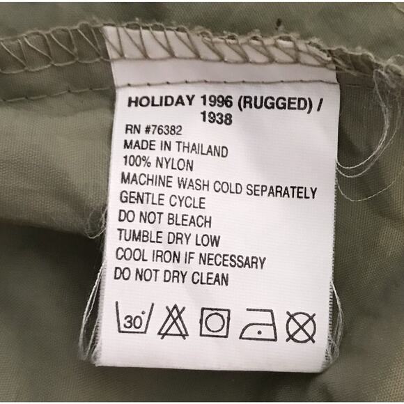 Vintage Timberland WeatherGear Windbreaker Mens Large‎ Tan Jacket 1996 - Picture 12 of 13